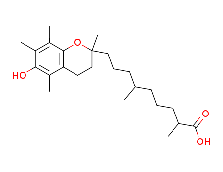 2H-1-Benzopyran-2-nonanoicacid, 3,4-dihydro-6-hydroxy-a,e,2,5,7,8-hexamethyl-