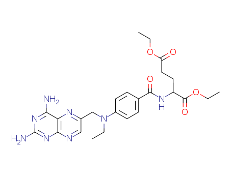 L-Glutamic acid,N-[4-[[(2,4-diamino-6-pteridinyl)methyl]ethylamino]benzoyl]-, diethyl ester(9CI) cas  70280-75-0
