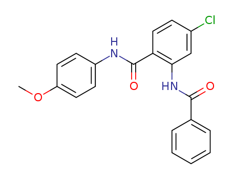 Benzamide, 2-(benzoylamino)-4-chloro-N-(4-methoxyphenyl)-