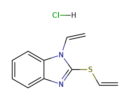 66392-36-7,1-ethenyl-2-(ethenylsulfanyl)-1H-benzimidazole hydrochloride,