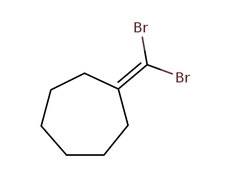 Molecular Structure of 56881-85-7 (Cycloheptane, (dibromomethylene)-)