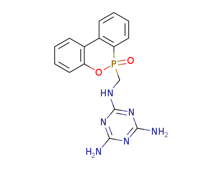 1,3,5-Triazine-2,4,6-triamine,N-[(6-oxido-6H-dibenz[c,e][1,2]oxaphosphorin-6-yl)methyl]- (9CI)