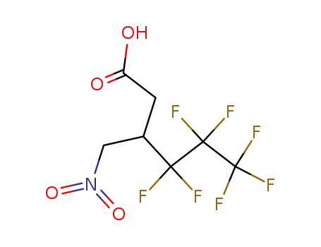 Molecular Structure of 7079-86-9 (4,4,5,5,6,6,6-heptafluoro-3-(nitromethyl)hexanoic acid)