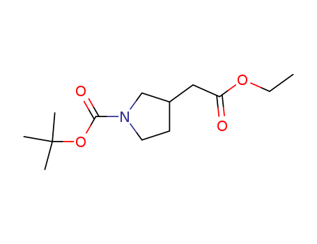 TERT-BUTYL 3-(2-ETHOXY-2-OXOETHYL)PYRROLIDINE-1-CARBOXYLATE