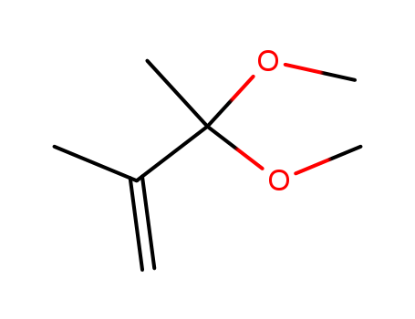 Molecular Structure of 1855-71-6 (1-Butene, 3,3-dimethoxy-2-methyl-)