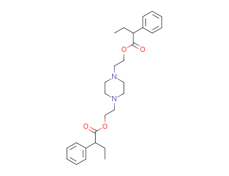 2-[4-[2-(2-phenylbutanoyloxy)ethyl]piperazin-1-yl]ethyl2-phenylbutanoate