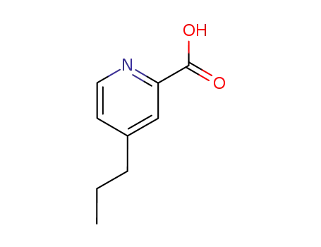 Molecular Structure of 87999-87-9 (4-N-PROPYLPYRIDINE-2-CARBOXYLIC ACID)