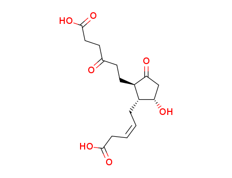 70803-92-8,9-hydroxy-11,15-dioxo-2,3,18,19-tetranorprost-5-ene-1,20-dioic acid,9-hydroxy-11,15-dioxo-2,3,18,19-tetranorprost-5-ene-1,20-dioic acid