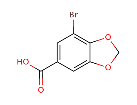 1,3-Benzodioxole-5-carboxylicacid, 7-bromo-