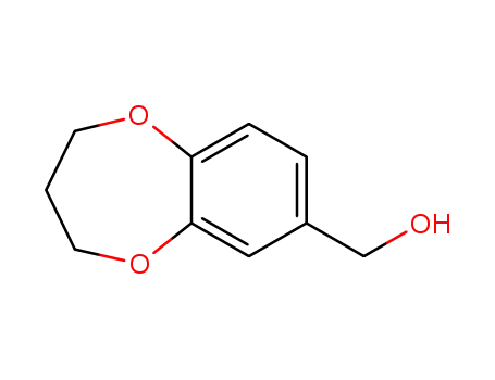 Molecular Structure of 62823-14-7 (3,4-DIHYDRO-2H-1,5-BENZODIOXEPIN-7-YLMETHANOL)