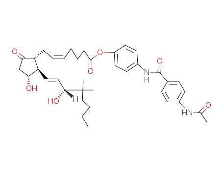 Prosta-5,13-dien-1-oicacid, 11,15-dihydroxy-16,16-dimethyl-9-oxo-,4-[[4-(acetylamino)benzoyl]amino]phenyl ester, (5Z,11a,13E,15R)-