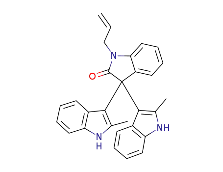 1-allyl-3,3-bis(2-methyl-1H-indol-3-yl)-1,3-dihydro-2H-indol-2-one