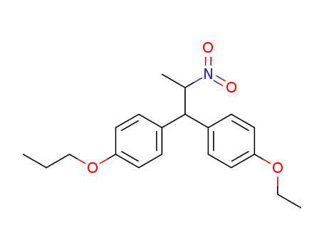 Benzene,1-ethoxy-4-[2-nitro-1-(4-propoxyphenyl)propyl]-