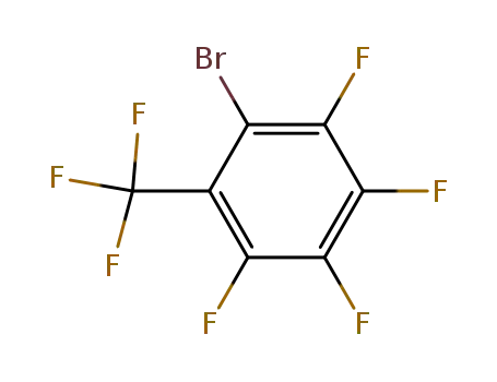 Molecular Structure of 66820-64-2 (2-BROMO-3,4,5,6-TETRAFLUOROBENZOTRIFLUORIDE)