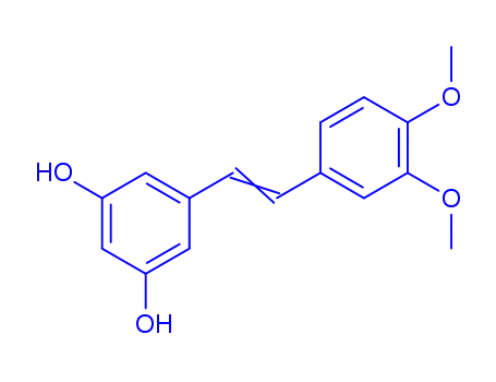 Molecular Structure of 629643-27-2 (5-[(1E)-2-(3,4-Dimethoxyphenyl)ethenyl]-1,3-benzenediol)