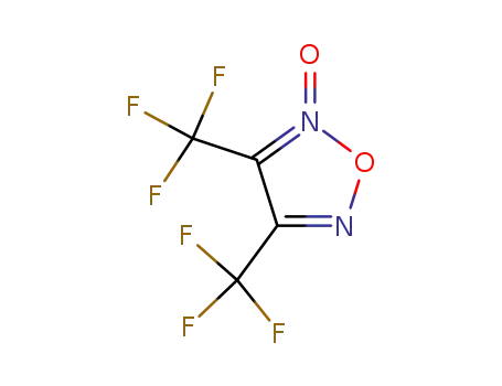Molecular Structure of 707-71-1 (1,2,5-Oxadiazole, 3,4-bis(trifluoromethyl)-, 2-oxide)