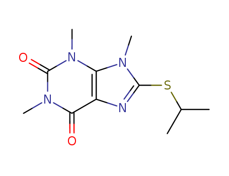 1,3,9-trimethyl-8-propan-2-ylsulfanyl-purine-2,6-dione