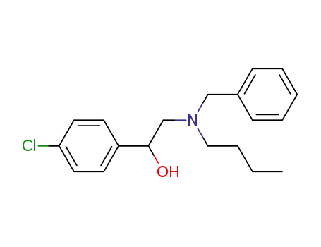 Molecular Structure of 6284-62-4 (2-[benzyl(butyl)amino]-1-(4-chlorophenyl)ethanol)