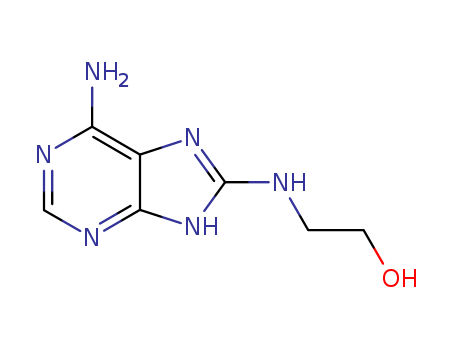 Ethanol, 2-((6-amino-1H-purin-8-yl)amino)-