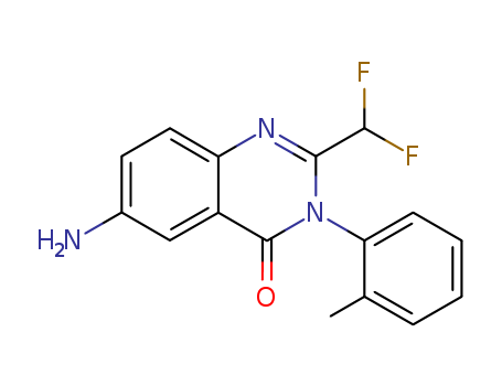 73832-09-4,6-amino-2-(difluoromethyl)-3-(2-methylphenyl)quinazolin-4(3H)-one,