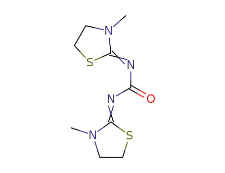 Molecular Structure of 73696-64-7 (1-[(2E)-3-methyl-1,3-thiazolidin-2-ylidene]-3-[(2Z)-3-methyl-1,3-thiazolidin-2-ylidene]urea)