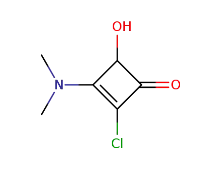 2-Cyclobuten-1-one,  2-chloro-3-(dimethylamino)-4-hydroxy-