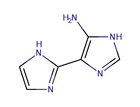 Molecular Structure of 73371-04-7 (4-amino-5-(imidazol-2-yl)imidazole)