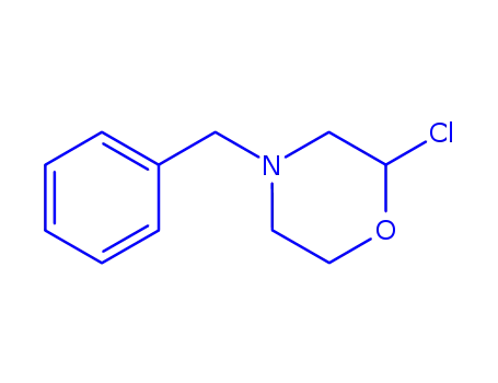 Molecular Structure of 737718-34-2 (MORPHOLINE,2-CHLORO-4-PHENYLMETHYL)