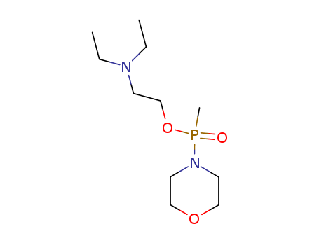 71410-68-9,Phosphinic acid, methyl-4-morpholinyl-, 2-(diethylamino)ethyl ester,Phosphinicacid, methylmorpholino-, 2-(diethylamino)ethyl ester (6CI,7CI)