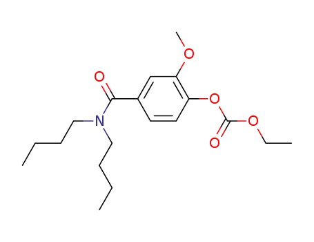 Molecular Structure of 7148-28-9 (4-(dibutylcarbamoyl)-2-methoxyphenyl ethyl carbonate)