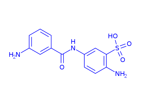 Benzenesulfonic acid,2-amino-5-[(3-aminobenzoyl)amino]-