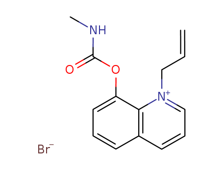 71349-85-4,Quinolinium, 1-allyl-8-hydroxy-, bromide, methylcarbamate,Quinolinium,8-[[(methylamino)carbonyl]oxy]-1-(2-propenyl)-, bromide (9CI)