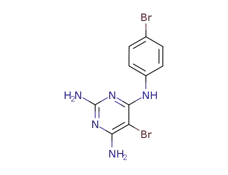 5-bromo-N~4~-(4-bromophenyl)pyrimidine-2,4,6-triamine