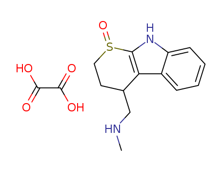 73424-88-1,N-methyl-1-(1-oxido-2,3,4,9-tetrahydrothiopyrano[2,3-b]indol-4-yl)methanamine ethanedioate,