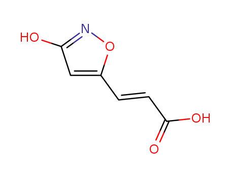 Molecular Structure of 75989-16-1 (2-Propenoicacid,3-(2,3-dihydro-3-oxo-5-isoxazolyl)-,(E)-(9CI))