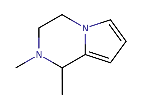Molecular Structure of 73627-19-7 (Pyrrolo[1,2-a]pyrazine, 1,2,3,4-tetrahydro-1,2-dimethyl- (9CI))