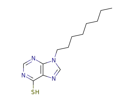 Molecular Structure of 7153-10-8 (9-octyl-3,9-dihydro-6H-purine-6-thione)