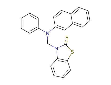 2(3H)-Benzothiazolethione,3-[(2-naphthalenylphenylamino)methyl]-