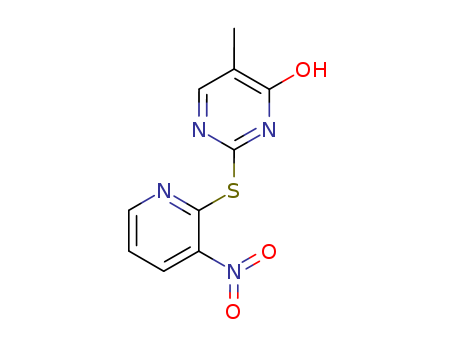 73768-45-3,5-methyl-2-[(3-nitropyridin-2-yl)sulfanyl]pyrimidin-4(3H)-one,