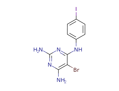 2,4,6-Pyrimidinetriamine,5-bromo-N4-(4-iodophenyl)- cas  7150-70-1