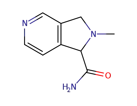 Molecular Structure of 73335-55-4 (1H-Pyrrolo[3,4-c]pyridine-1-carboxamide,2,3-dihydro-2-methyl-(9CI))