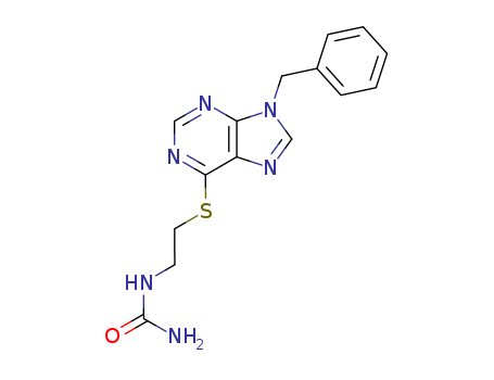 Urea,N-[2-[[9-(phenylmethyl)-9H-purin-6-yl]thio]ethyl]- cas  7151-36-2
