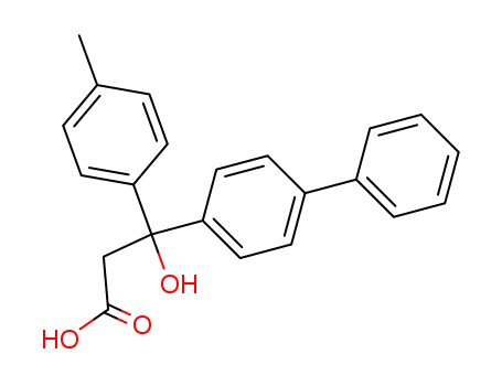 71315-13-4,Hydracrylic acid, 3-(4-biphenylyl)-3-(p-tolyl)-, DL-,[1,1'-Biphenyl]-4-propanoicacid, b-hydroxy-b-(4-methylphenyl)-, (?à)-