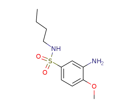 Benzenesulfonamide, 3-amino-N-butyl-4-methoxy-