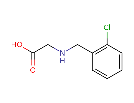 Molecular Structure of 88720-45-0 ((2-Chloro-benzylaMino)-acetic acid)