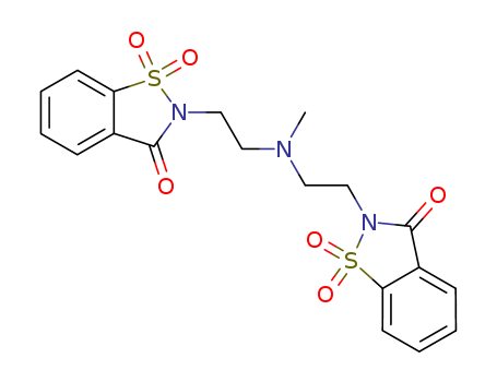 1,2-Benzisothiazolin-3-one,2,2'-[(methylimino)diethylene]di-, 1,1,1',1'-tetraoxide (8CI)