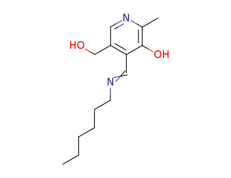 3-Pyridinemethanol,4-[(hexylimino)methyl]-5-hydroxy-6-methyl- cas  7355-37-5