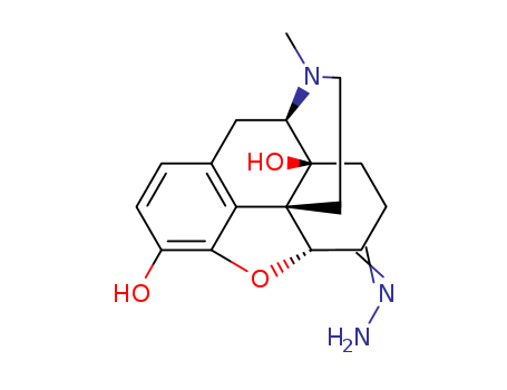 Morphinan-6-one,4,5-epoxy-3,14-dihydroxy-17-methyl-, hydrazone, (5a)- (9CI)(73697-35-5)
