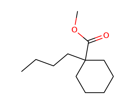 Cyclohexanecarboxylic acid, 1-butyl-, methyl ester