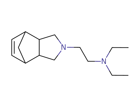 Molecular Structure of 74037-58-4 (1,3,3a,4,7,7a-Hexahydro-2-(2-diethylaminoethyl)-4,7-methano-2H-isoindole)
